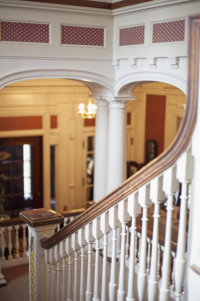 Stairwell in Kilmer Mansion